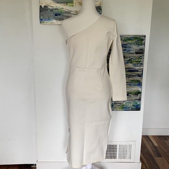 Veronica Beard One Shoulder Dress - Picture 3 of 7